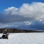 snowmobiling in karelia